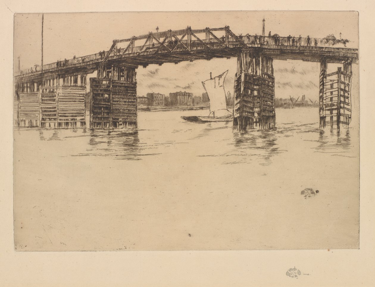 Old Battersea Bridge by James Abbott McNeill Whistler