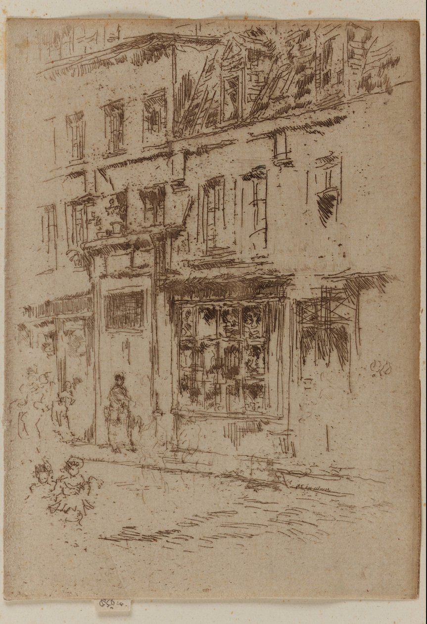 Little Butter Street, Brussels by James Abbott McNeill Whistler
