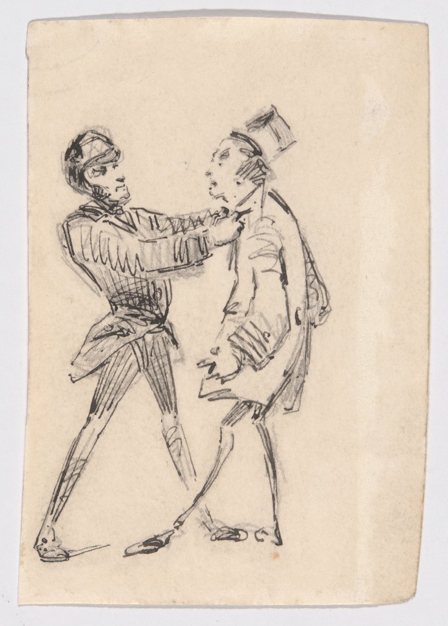 Policeman and Citizen by James Abbott McNeill Whistler