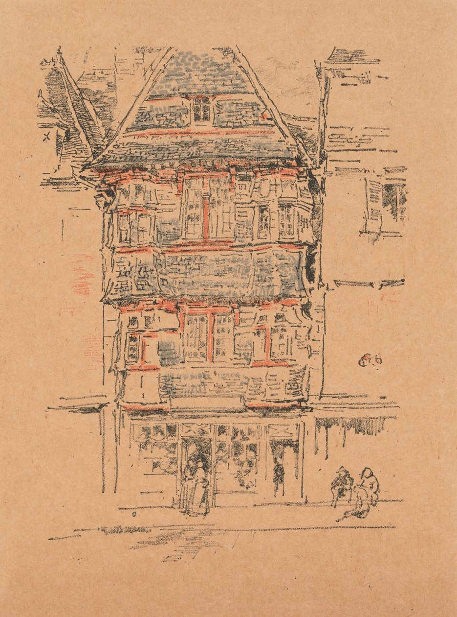 Red House, Paimpol by James Abbott McNeill Whistler