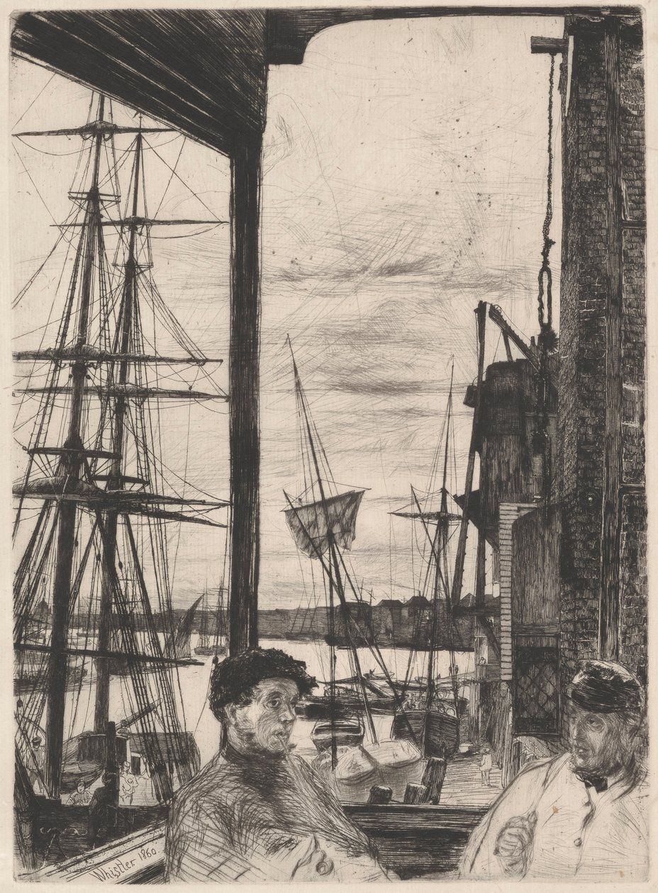 Rotherhithe K. 66 III by James Abbott McNeill Whistler