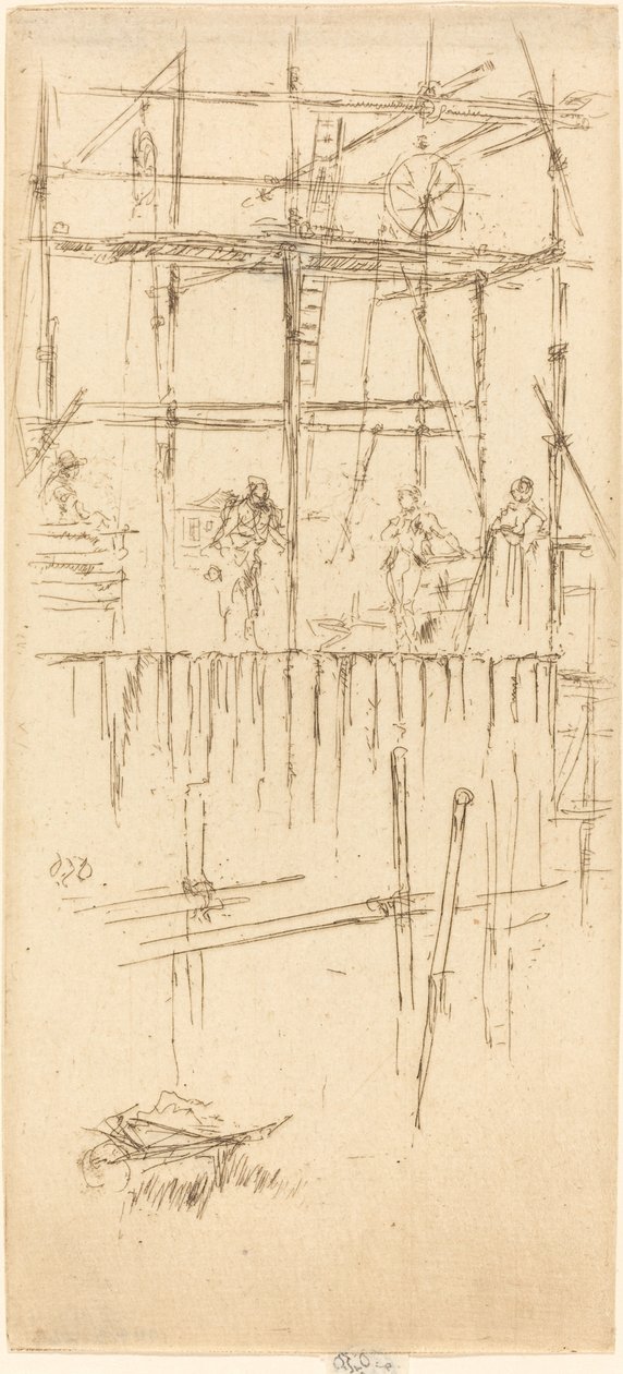 Savoy Scaffolding by James Abbott McNeill Whistler