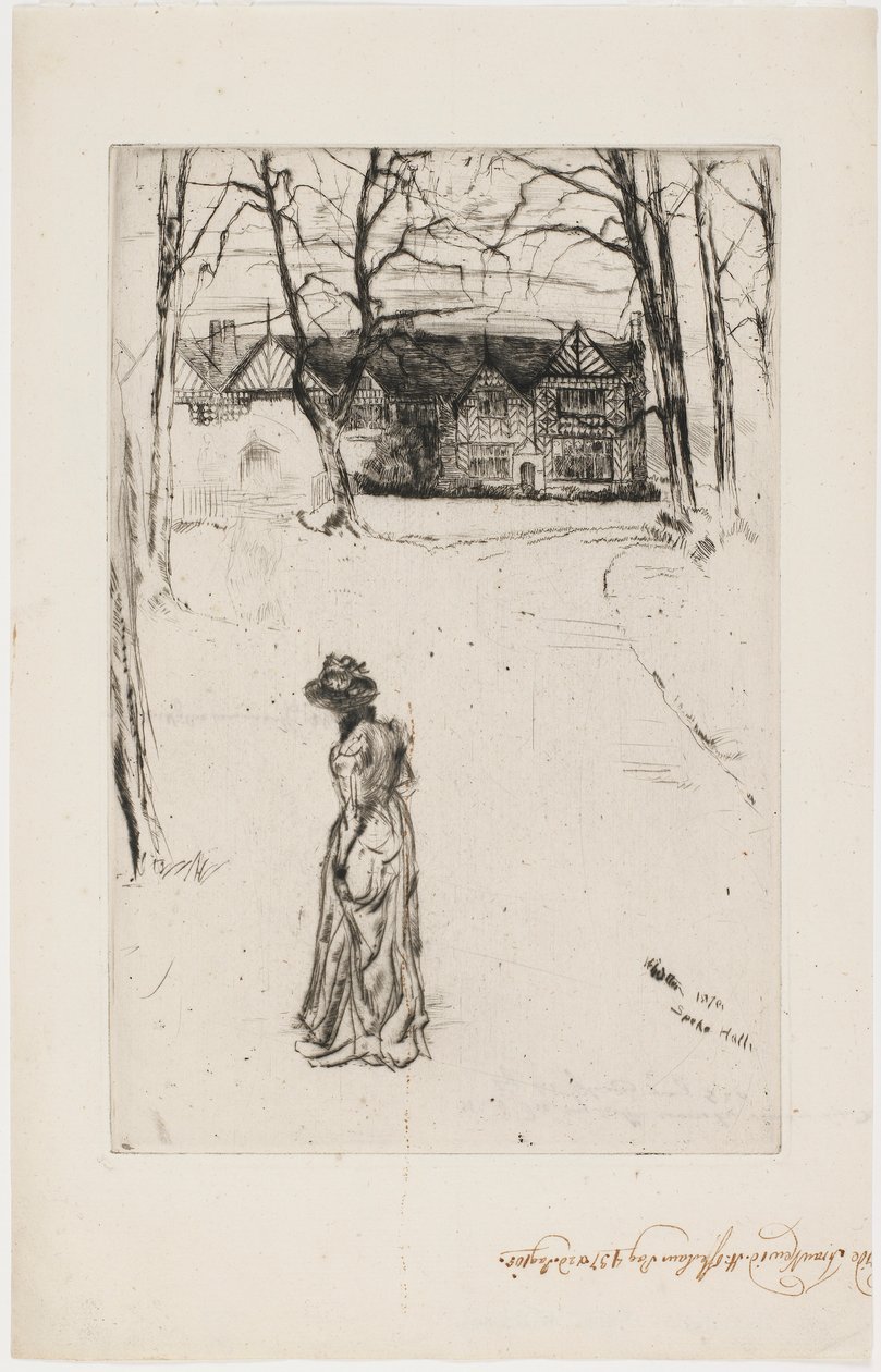 Speke Hall: The Avenue by James Abbott McNeill Whistler