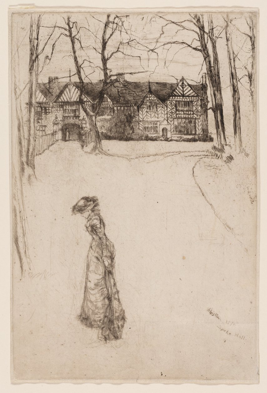 Speke Hall: The Avenue by James Abbott McNeill Whistler