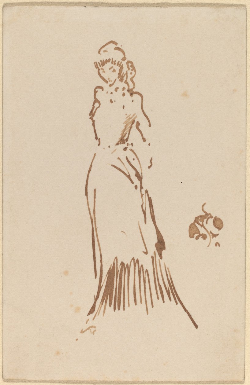 Standing Female Figure by James Abbott McNeill Whistler