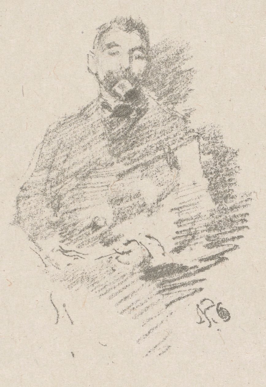 Stéphane Mallarmé by James McNeill Whistler