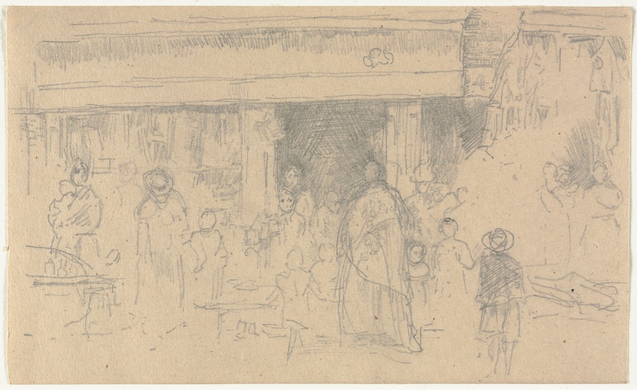 Street Scene by James McNeill Whistler