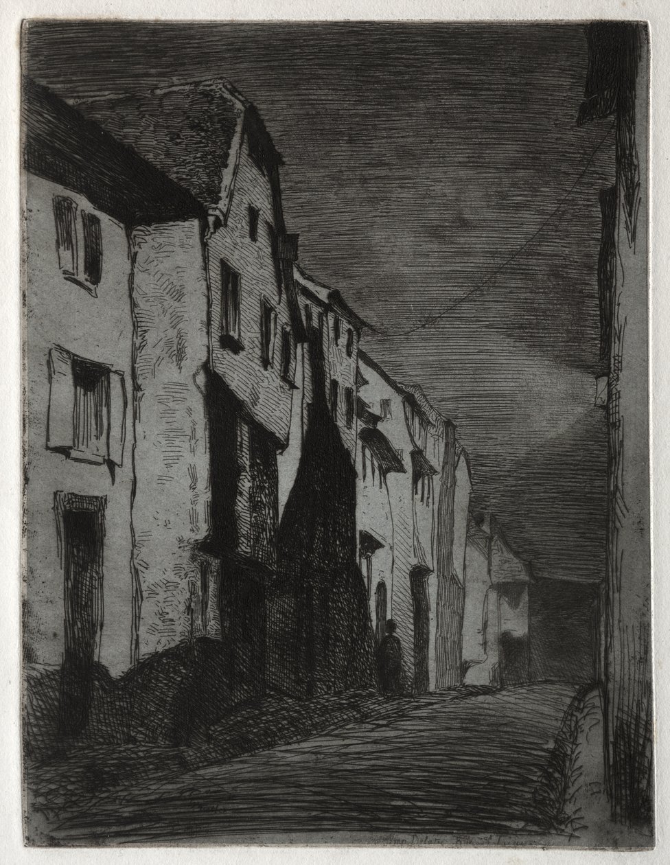 Street at Saverne by James McNeill Whistler