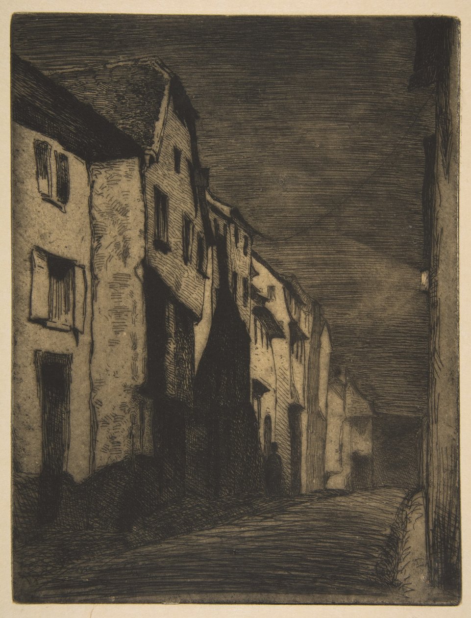 Street at Saverne by James McNeill Whistler