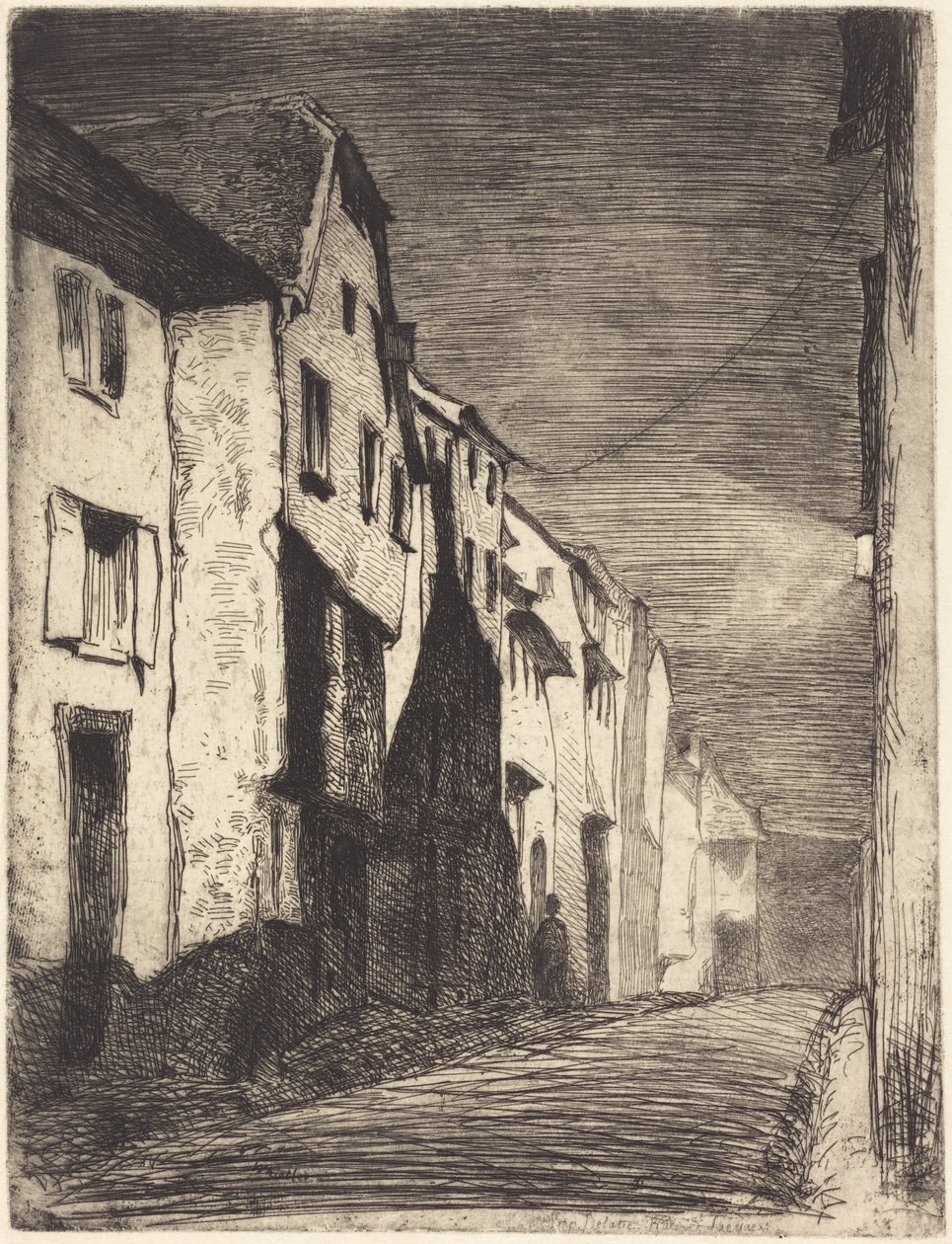 Street at Saverne by James McNeill Whistler