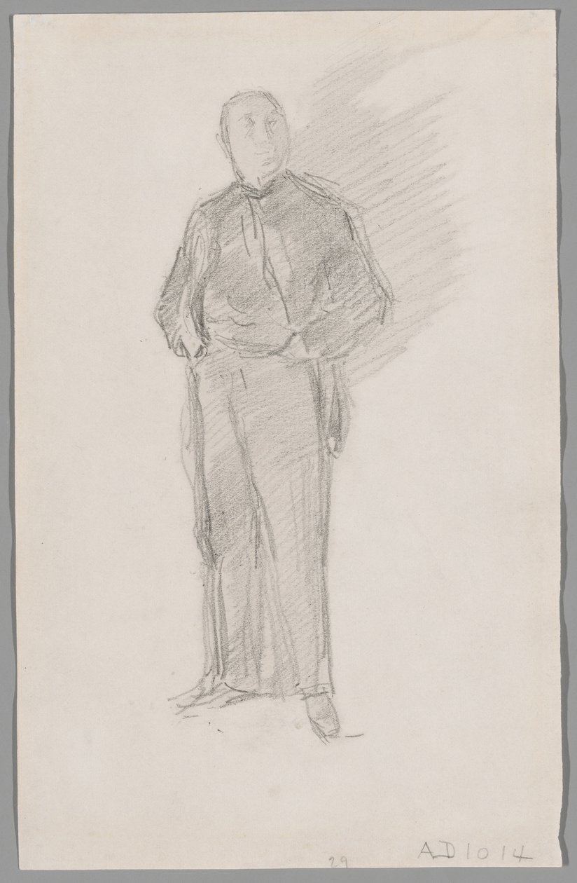 Study for Portrait of Thomas Way by James McNeill Whistler
