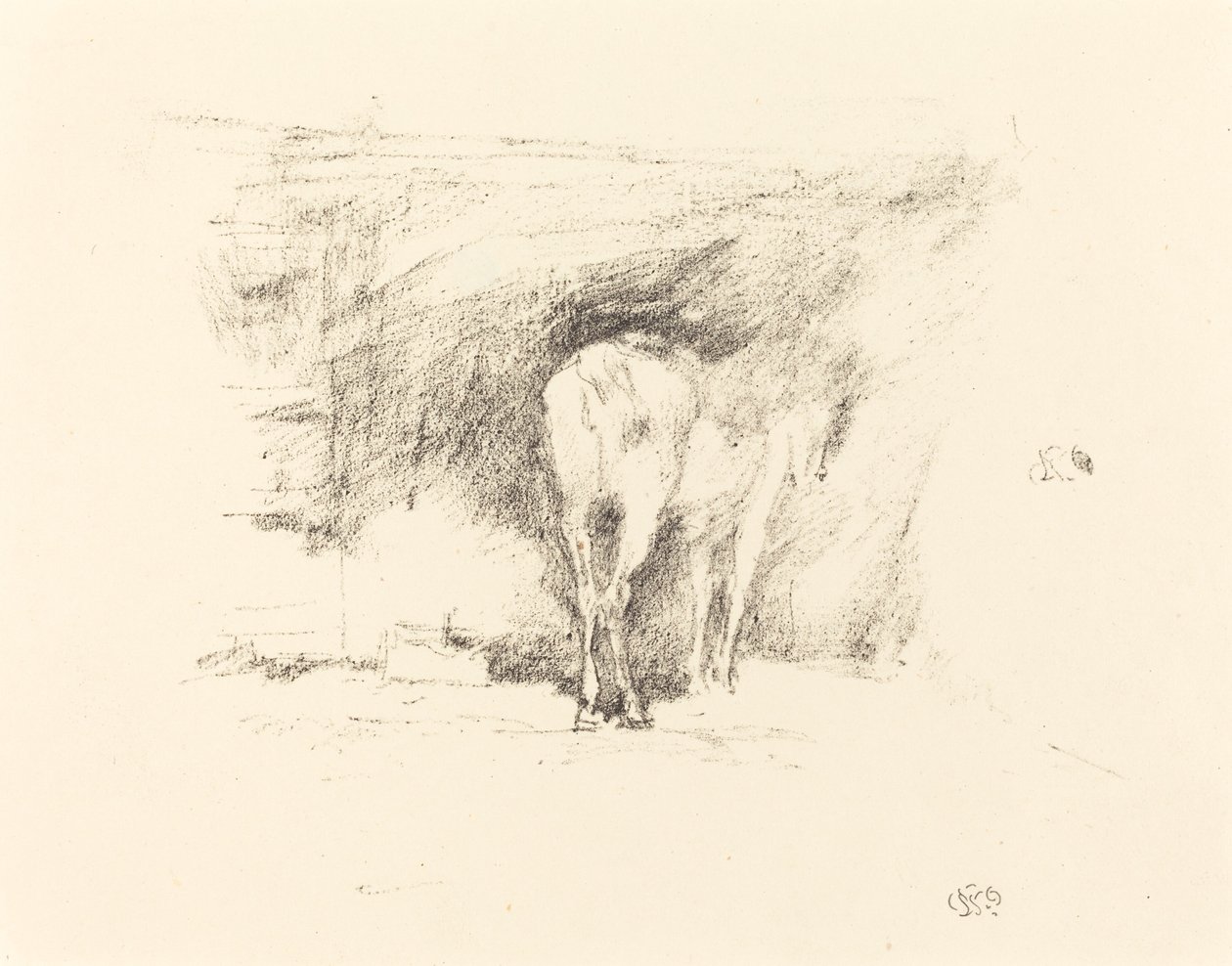 Study of a Horse by James Abbott McNeill Whistler