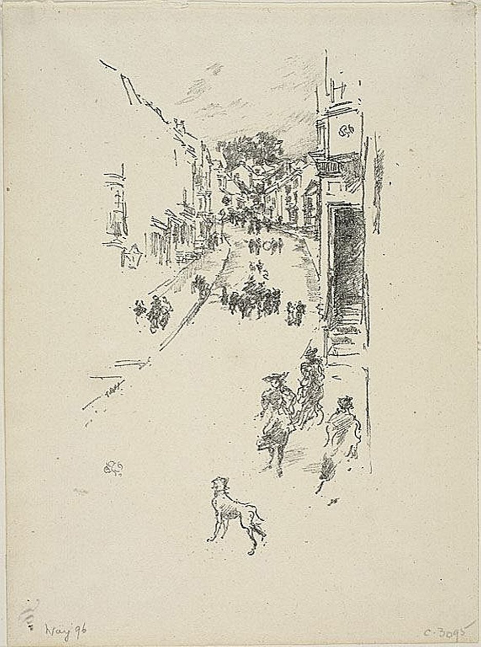 Sunday, Lyme Regis by James Abbott McNeill Whistler