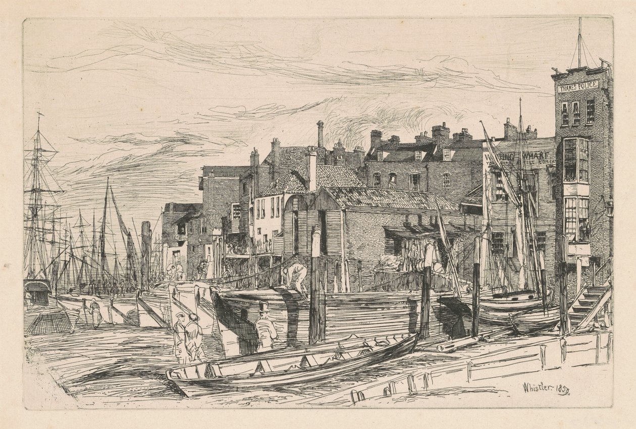 Thames Police by James McNeill Whistler