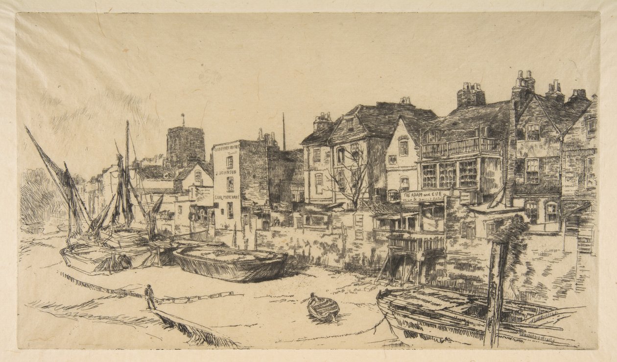 The "Adam and Eve," Old Chelsea by James McNeill Whistler