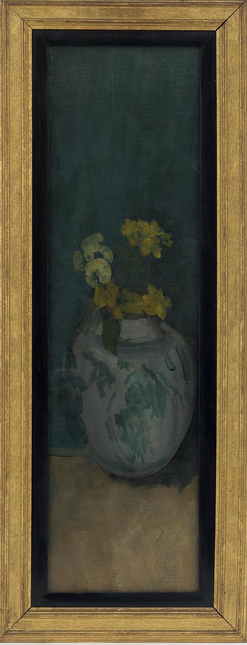 The Blue Girl (fragment): Yellow and Blue by James Abbott McNeill Whistler