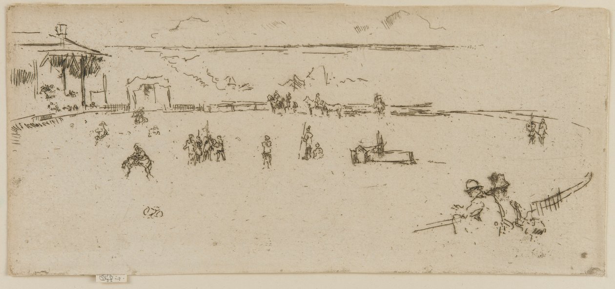 The Bucking Horse, Wild West by James Abbott McNeill Whistler