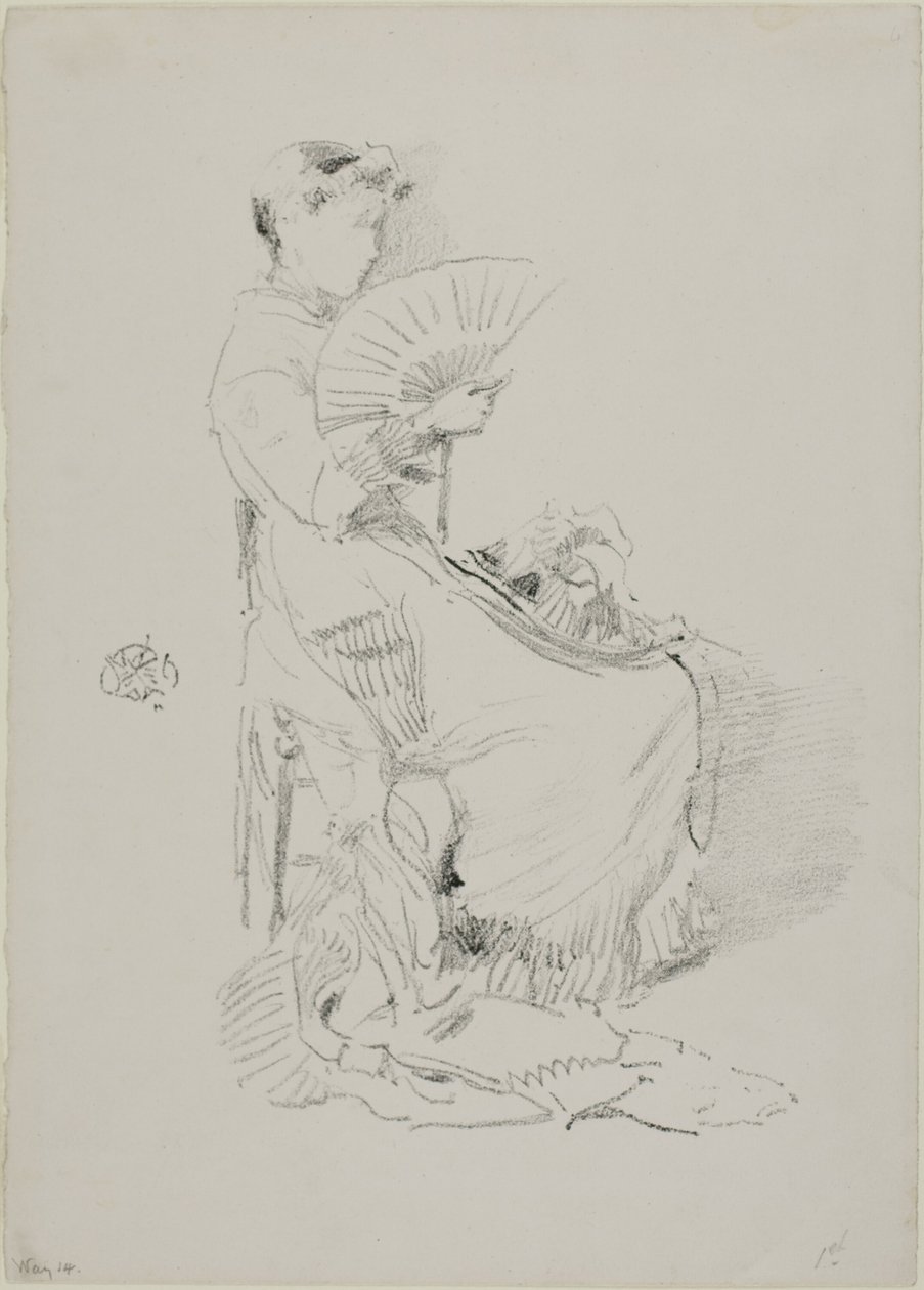 The Fan by James Abbott McNeill Whistler