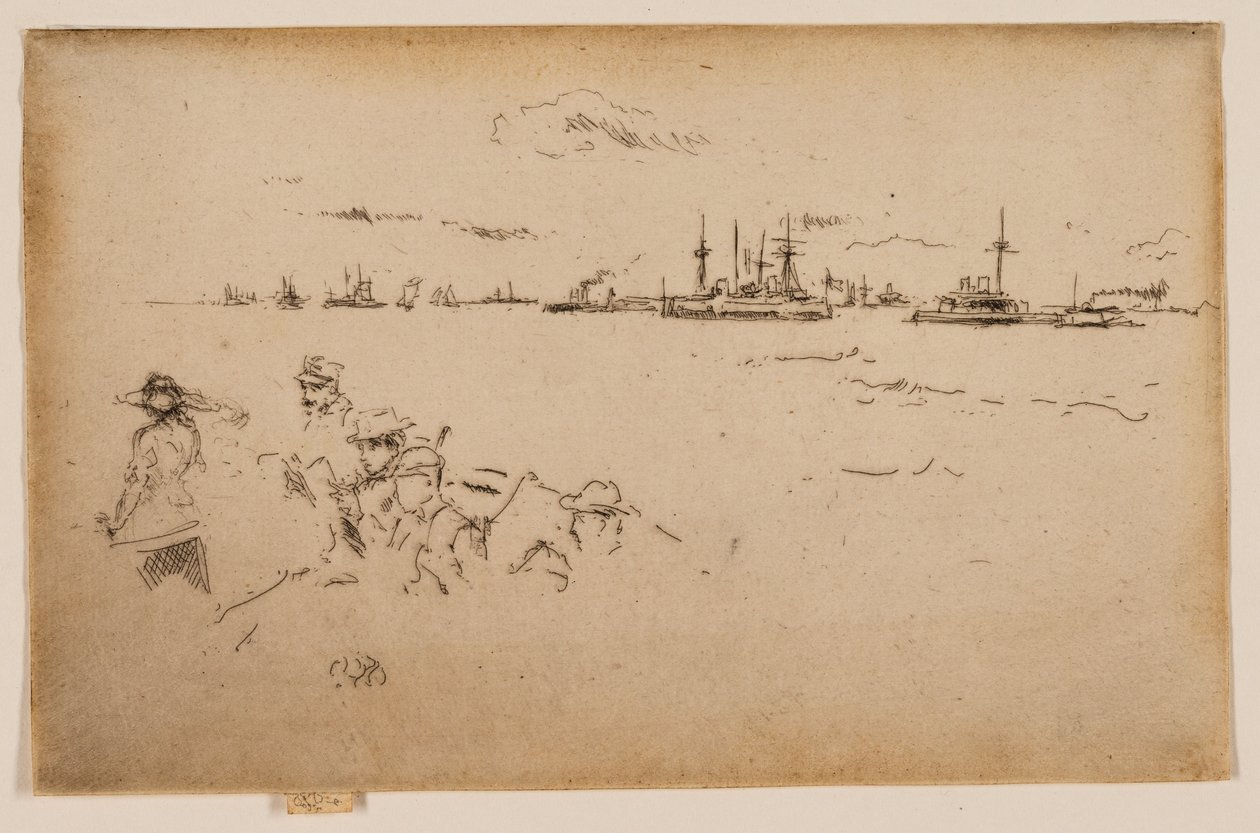 The Fleet: Monitors by James Abbott McNeill Whistler