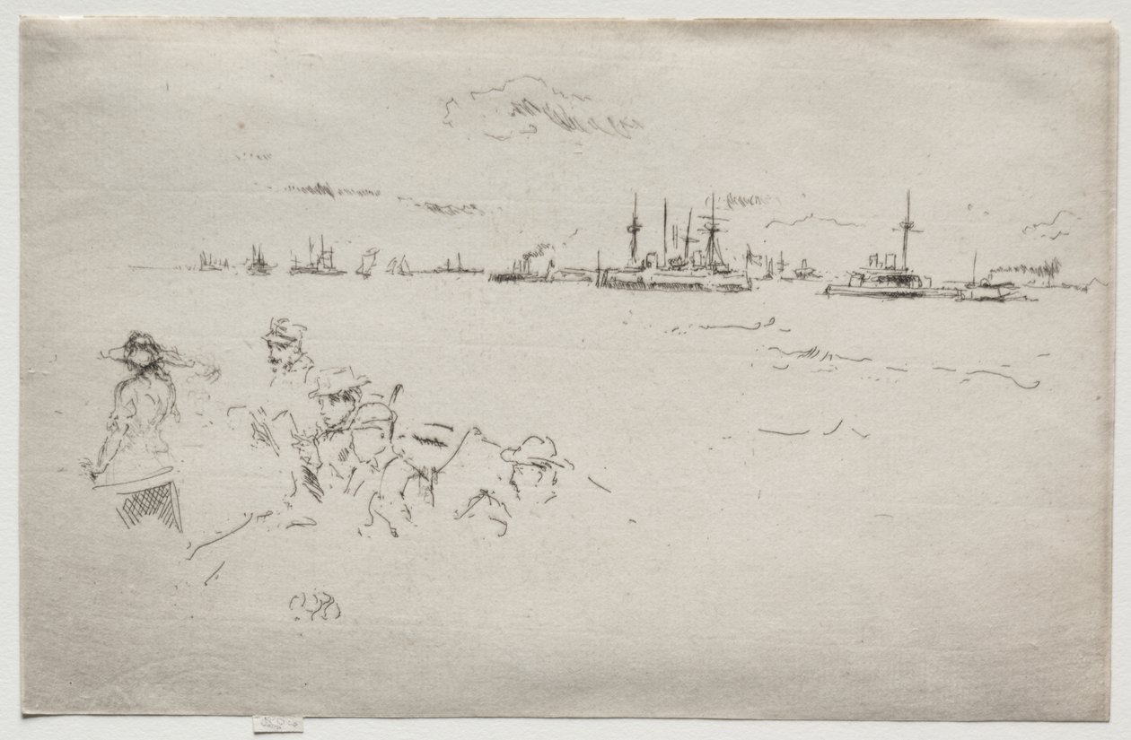 The Fleet: Monitors by James McNeill Whistler