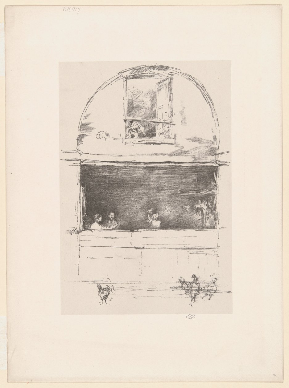 The Forge, Passage du Dragon by James Abbott McNeill Whistler