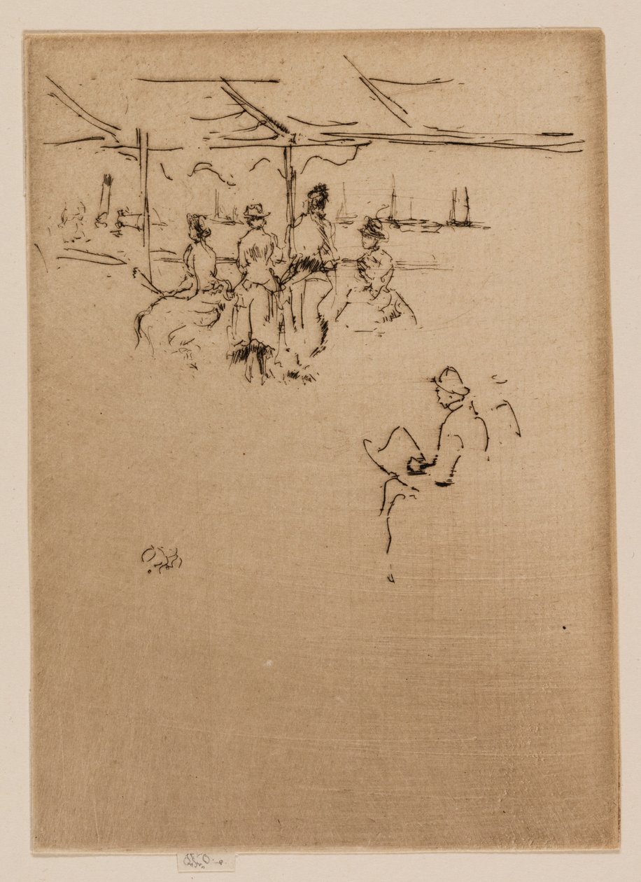 The Landing Stage, Cowes by James Abbott McNeill Whistler