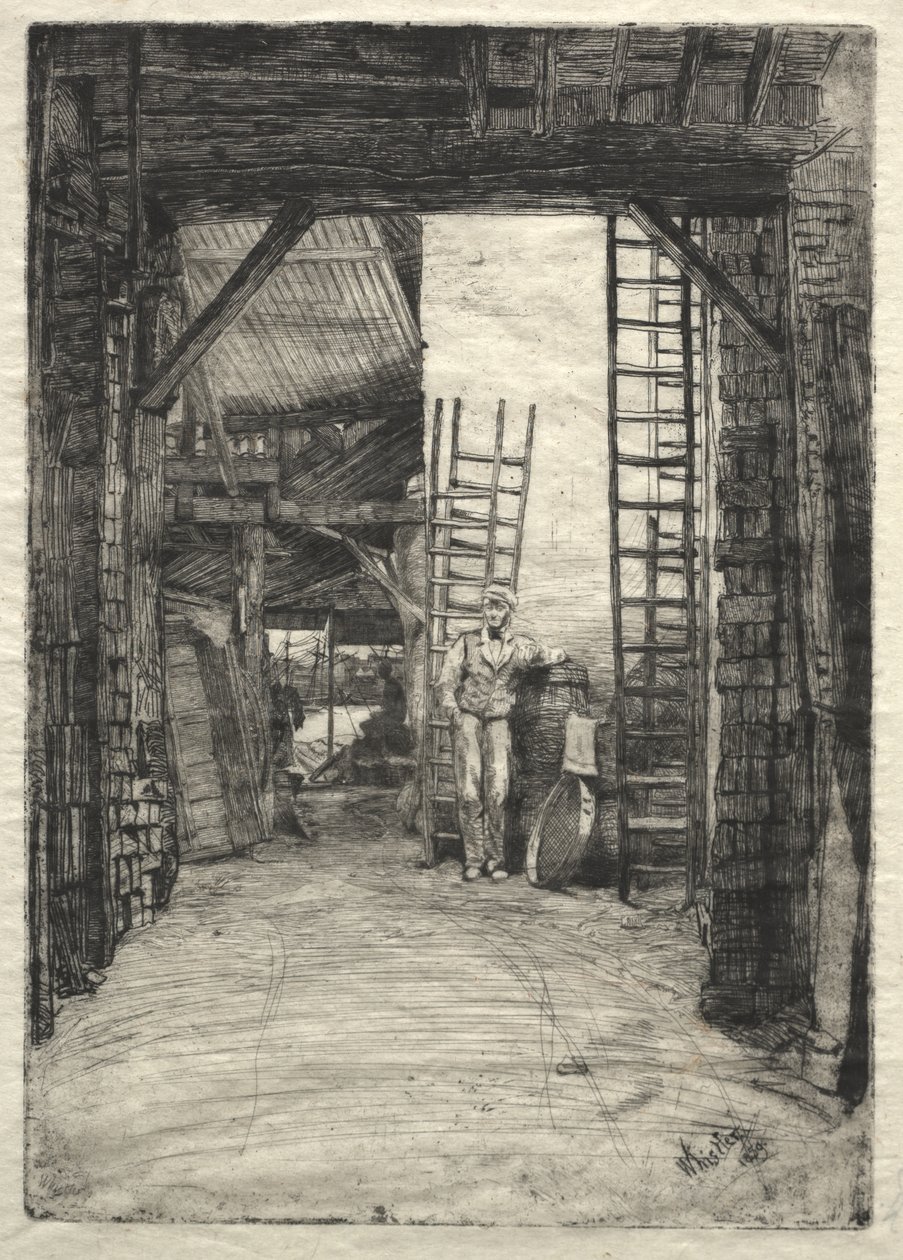 The Lime-Burner by James McNeill Whistler