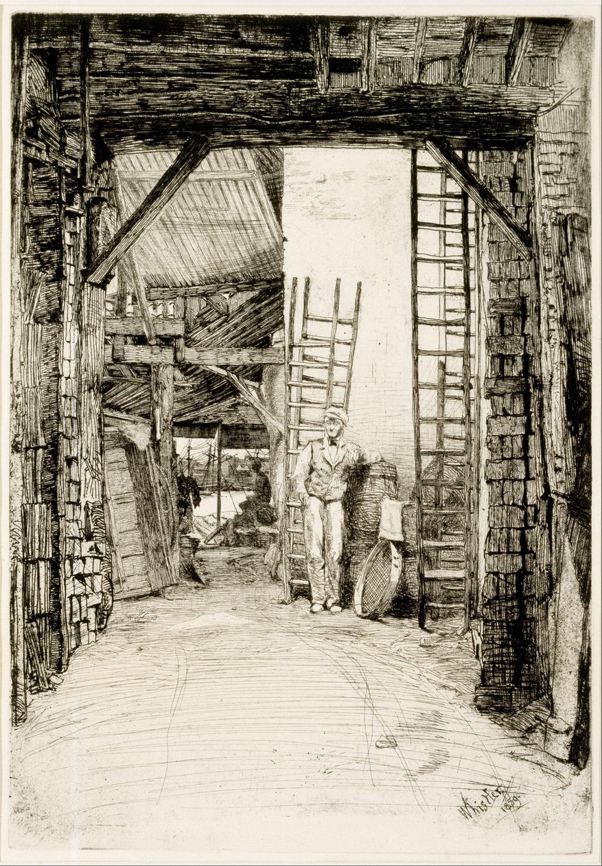 The Lime Burner by James McNeill Whistler