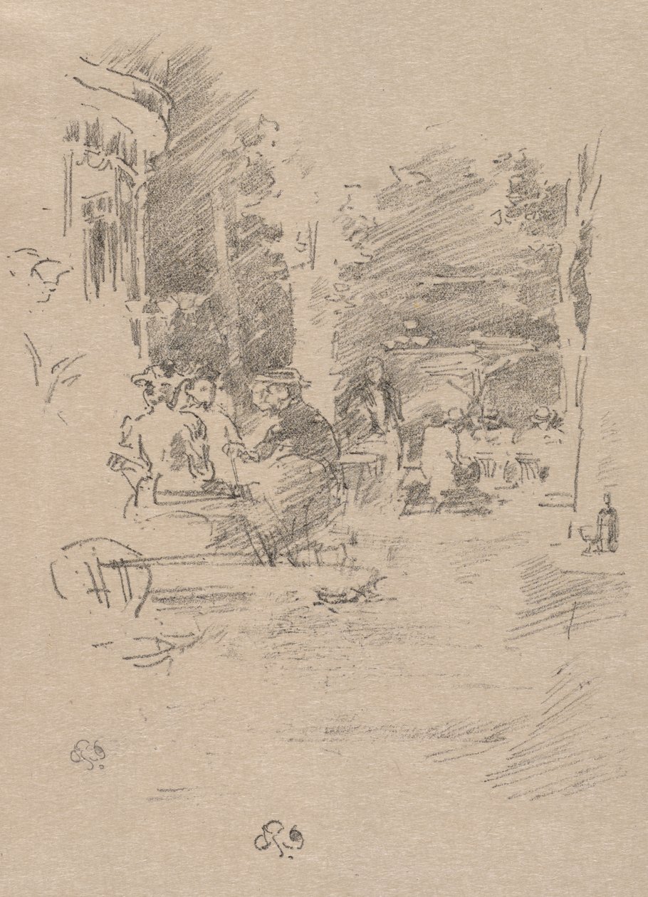 The Little Café au Bois by James McNeill Whistler