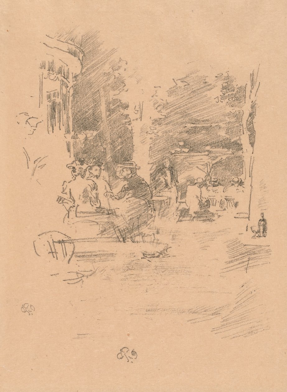 The Little Café au Bois by James McNeill Whistler