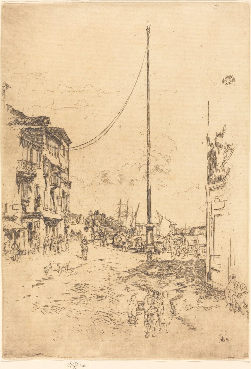 The Little Mast by James Abbott McNeill Whistler