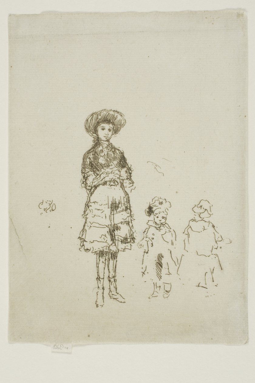 The Little Nurse, Grays Inn by James Abbott McNeill Whistler
