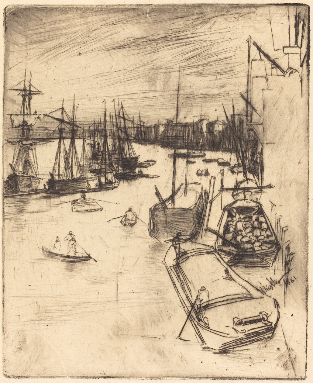 The Little Rotherhithe by James McNeill Whistler