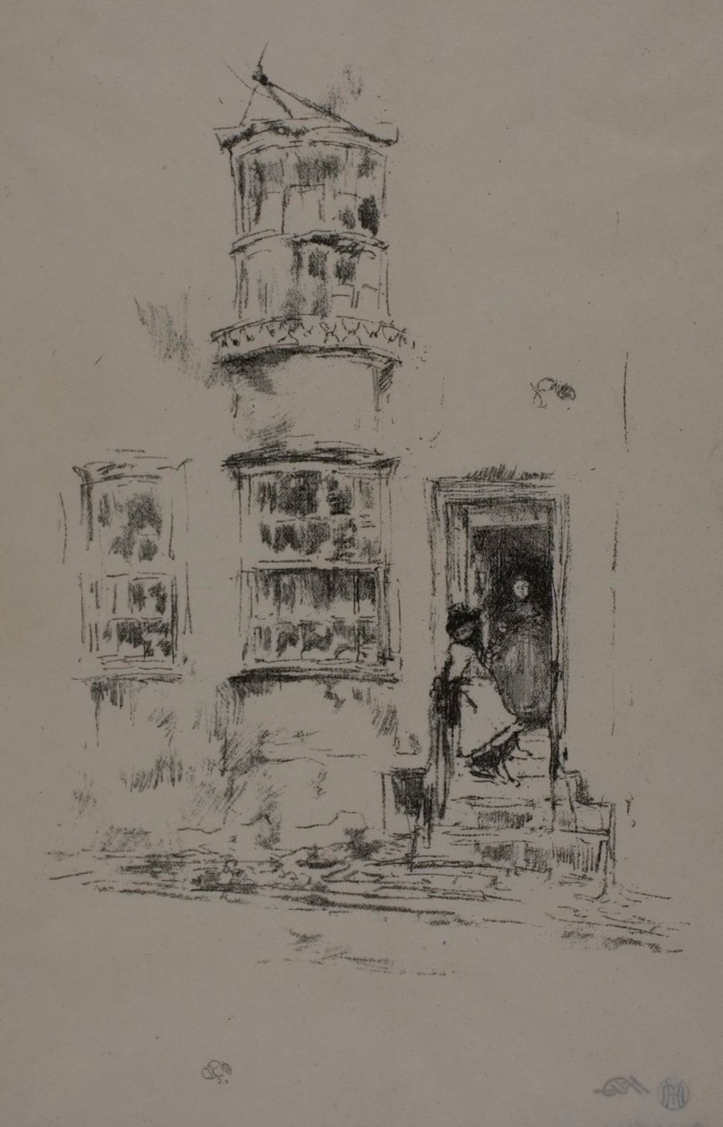 The Little Steps, Lyme Regis by James Abbott McNeill Whistler