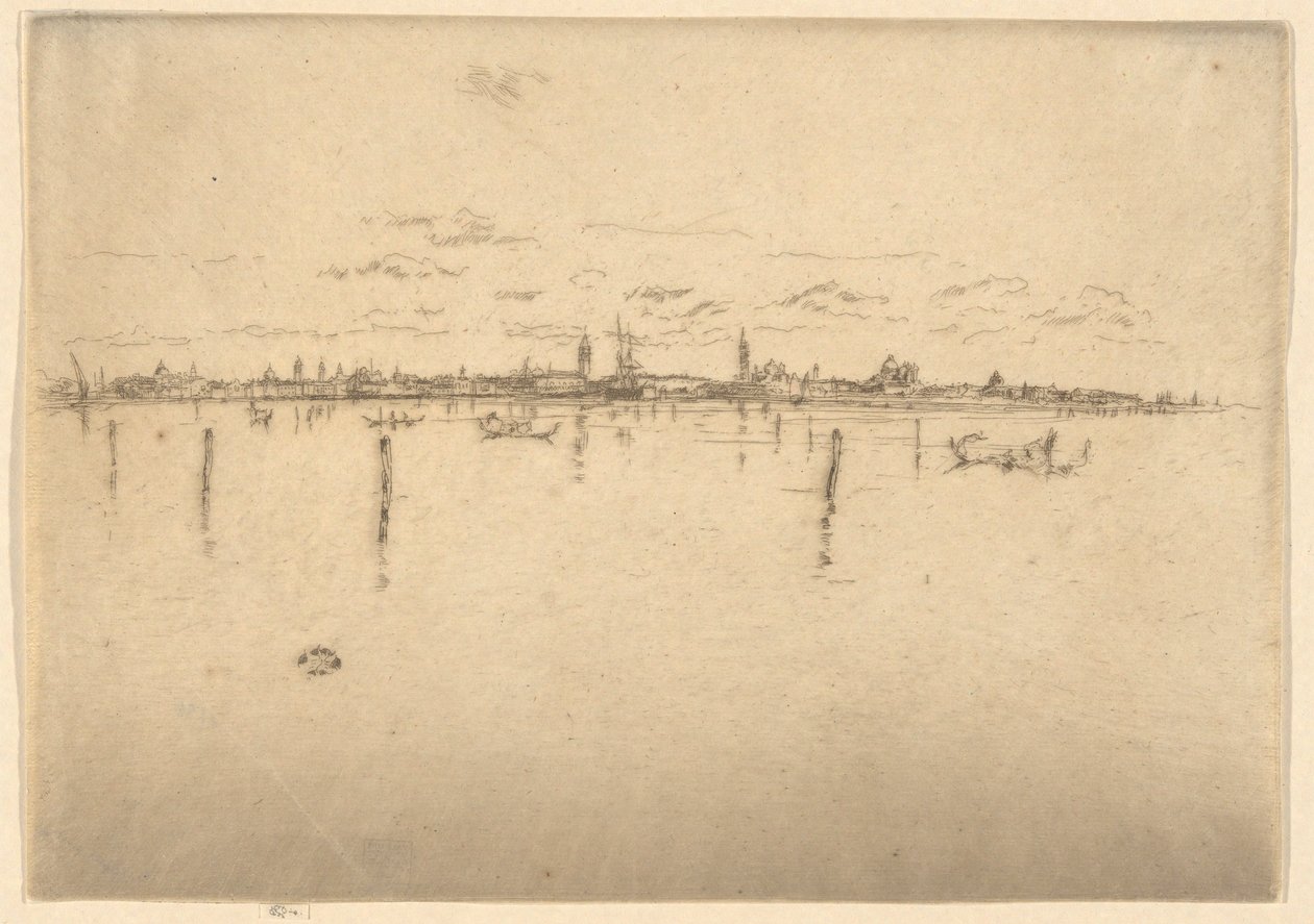 The Little Venice, from the First Venice Set (Venice, A Series of Twelve Etchings) by James Abbott McNeill Whistler