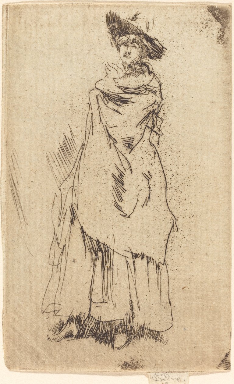 The Mantle by James Abbott McNeill Whistler