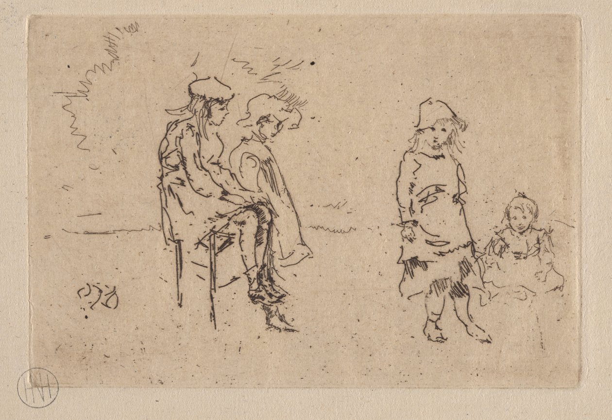 The Menpes Children by James McNeill Whistler