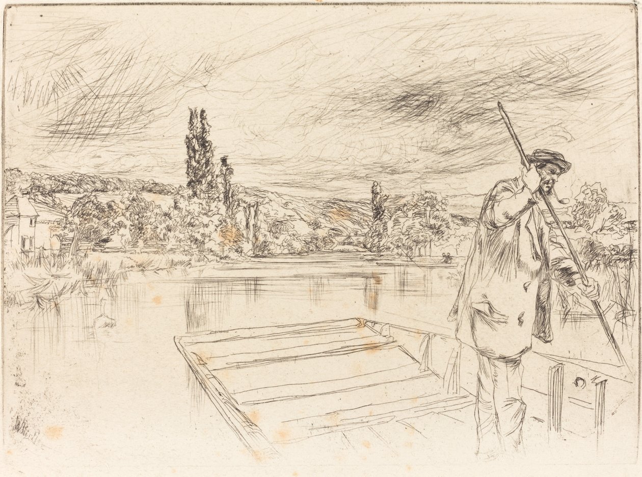The Punt by James Abbott McNeill Whistler
