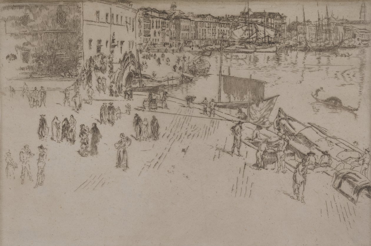 The Riva, No. 1 by James McNeill Whistler