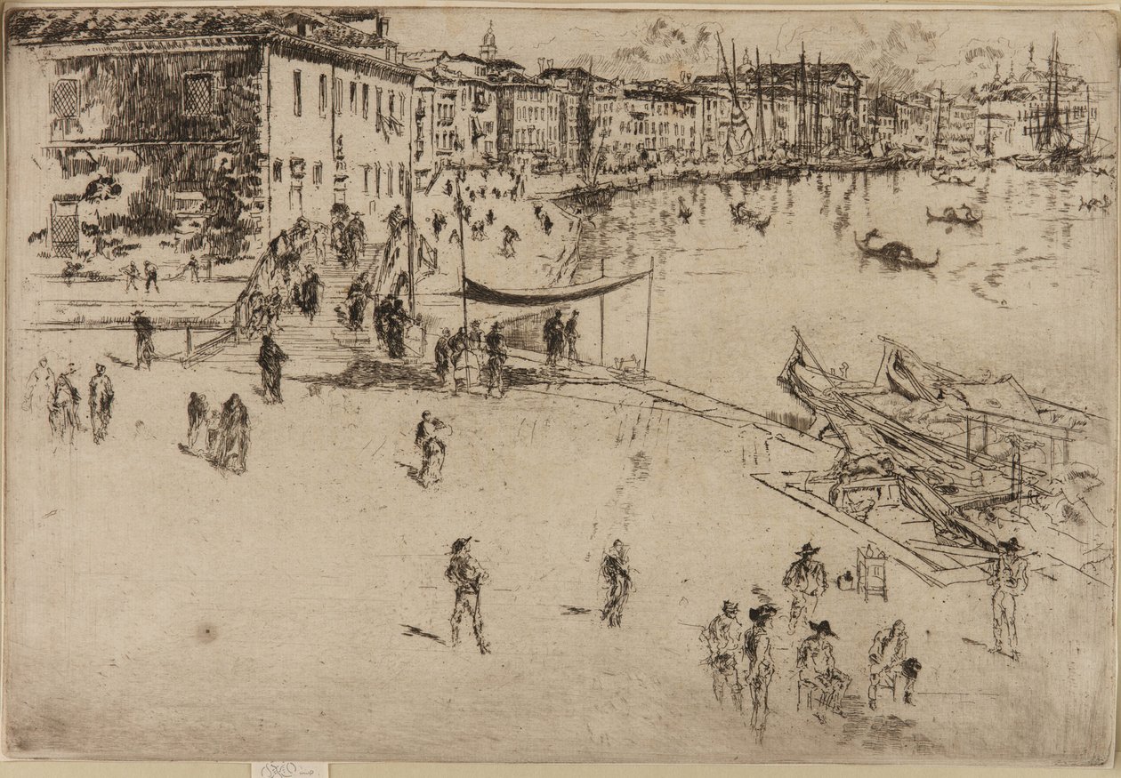 The Riva, No. 2 by James Abbott McNeill Whistler