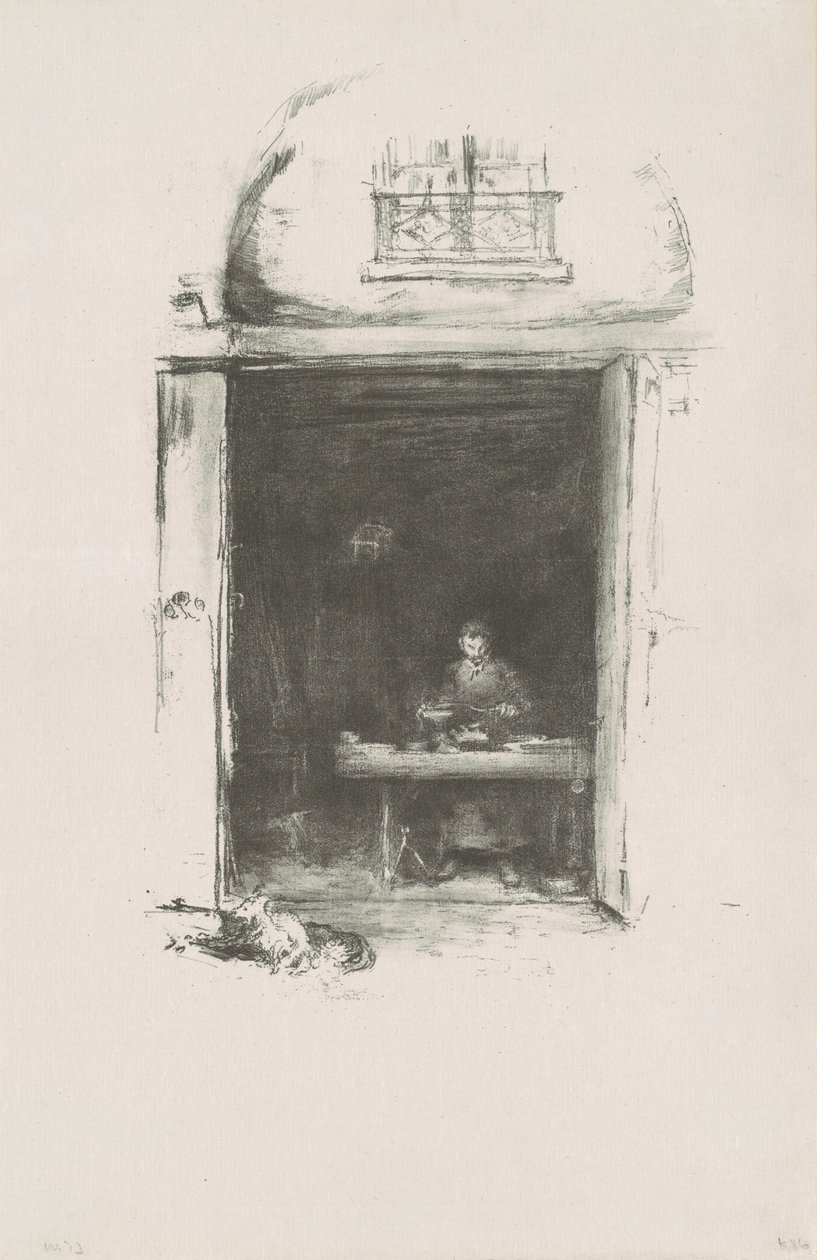 The Smith, Passage du Dragon by James Abbott McNeill Whistler