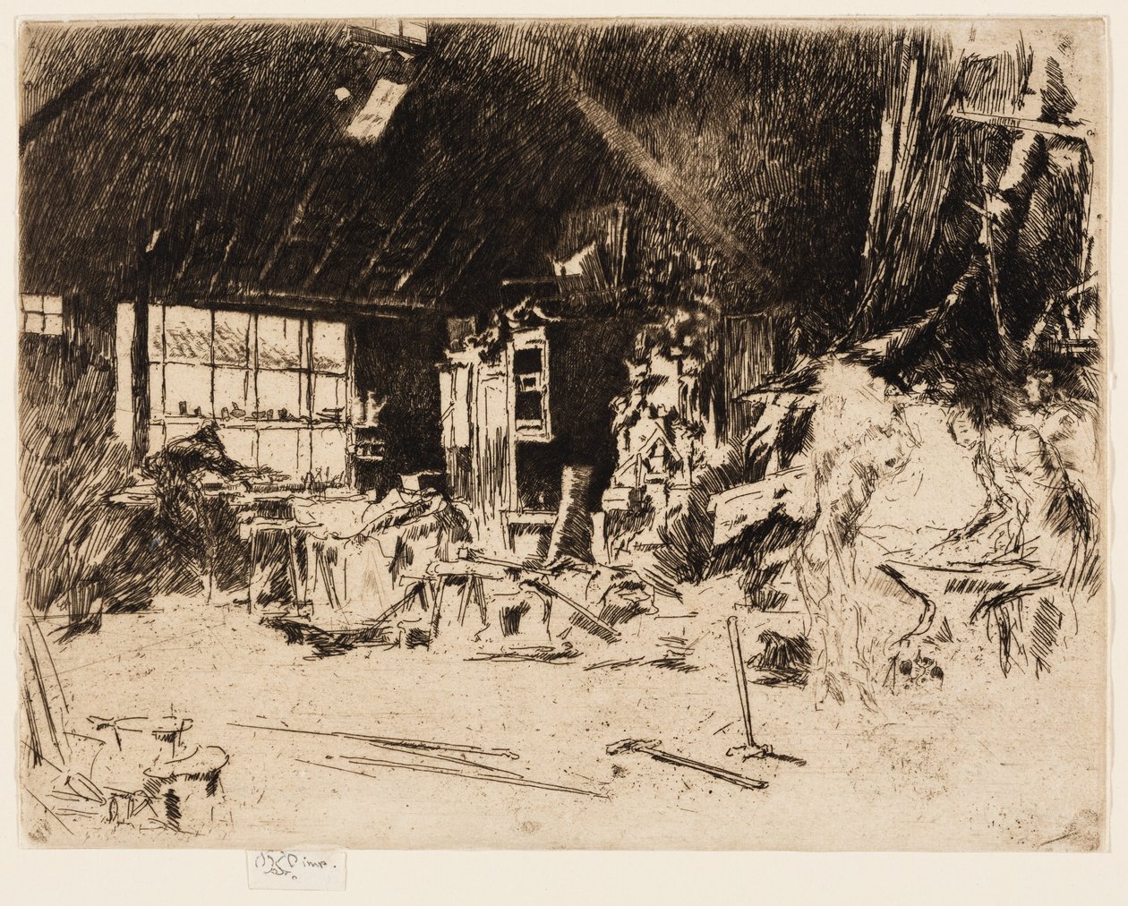 The Smithy by James Abbott McNeill Whistler