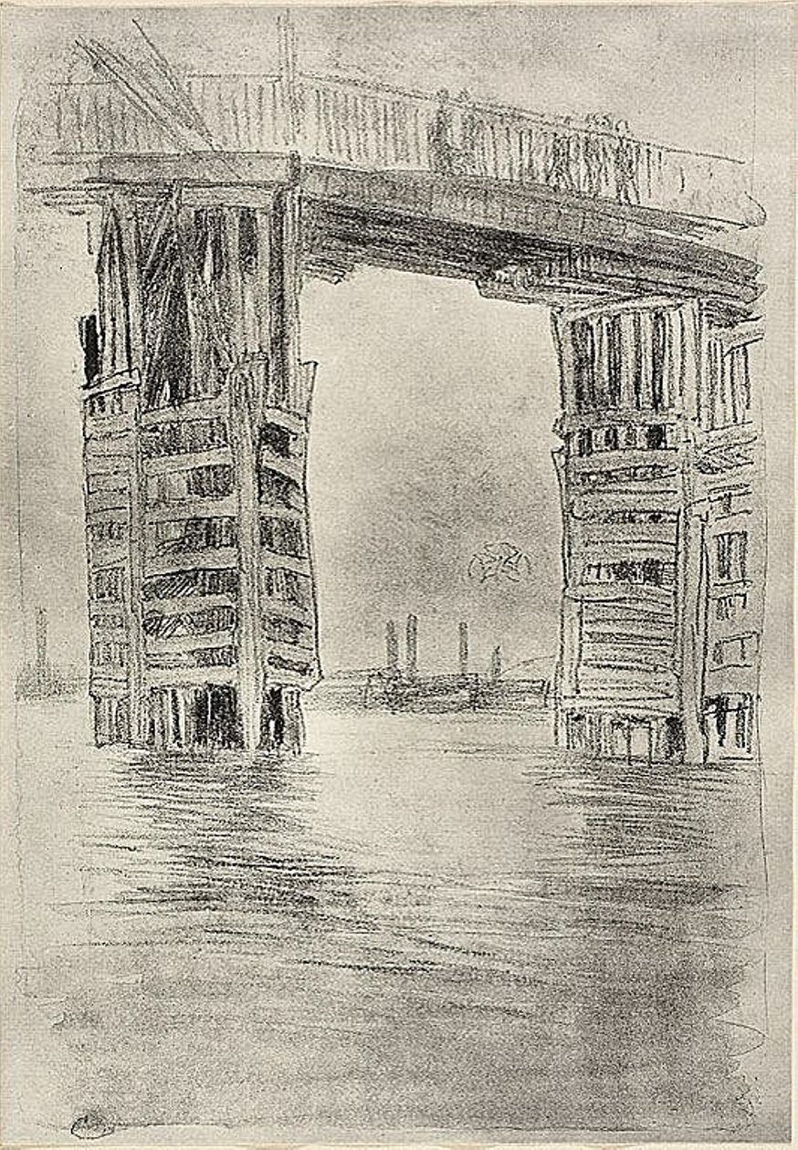 The Tall Bridge by James Abbott McNeill Whistler
