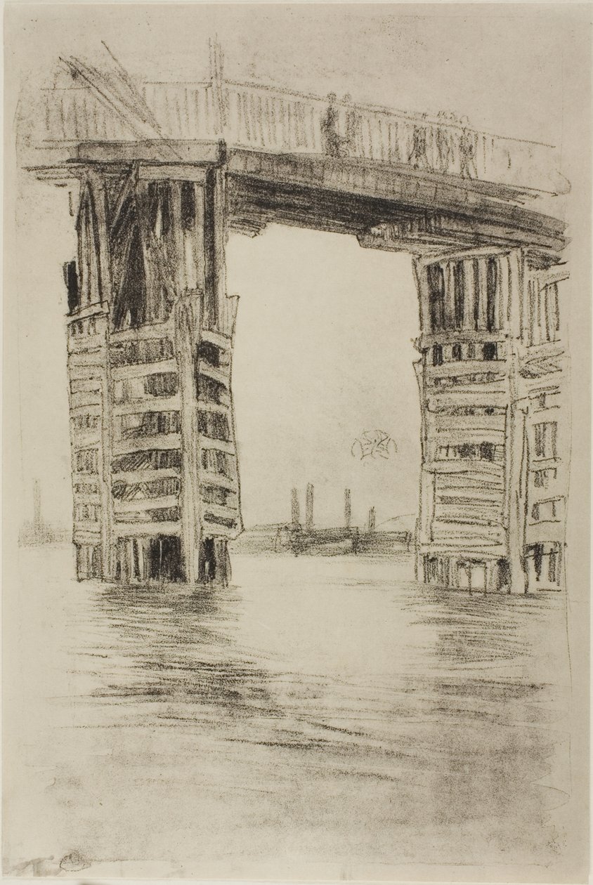 The Tall Bridge by James Abbott McNeill Whistler