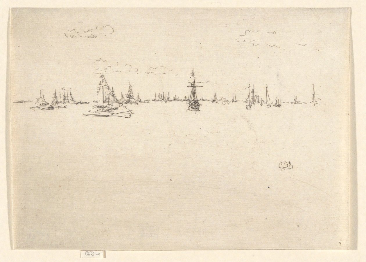 The Turret Ship, from the Jubilee Set by James Abbott McNeill Whistler
