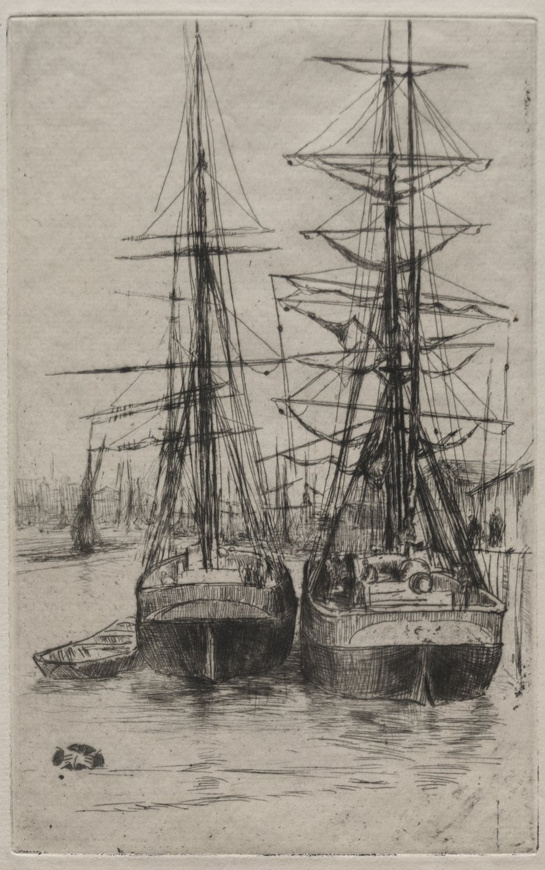 The Two Ships by James McNeill Whistler