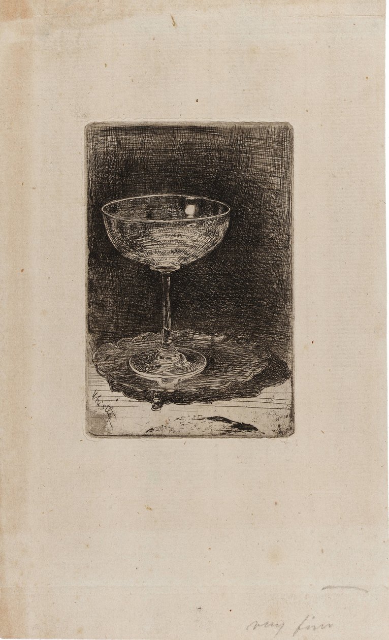The Wine-Glass by James Abbott McNeill Whistler