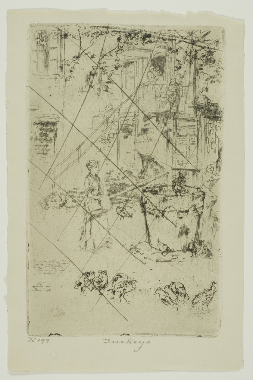 Turkeys by James Abbott McNeill Whistler