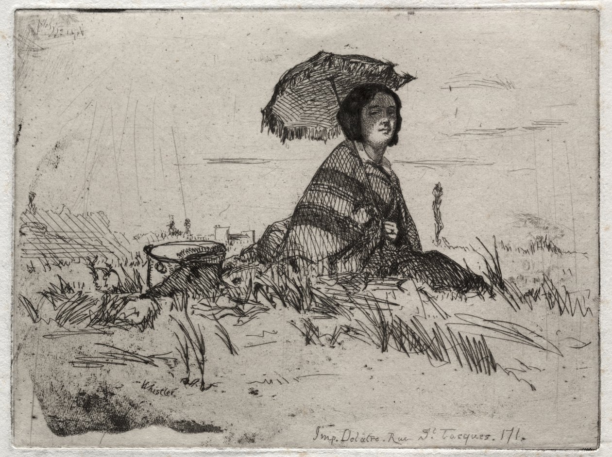 Twelve Etchings from Nature: In Full Sunlight by James McNeill Whistler