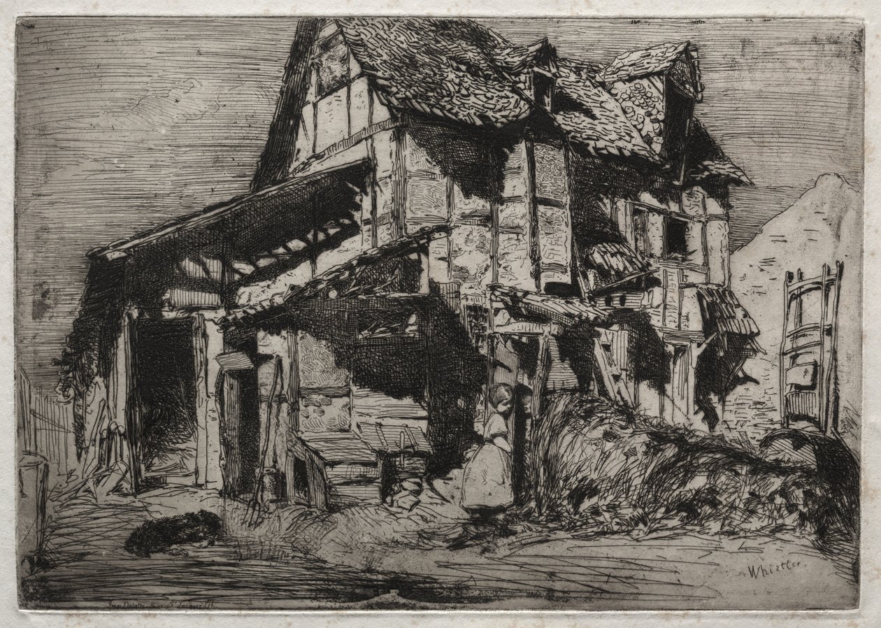 Twelve Etchings from Nature: The Unsafe Tenement by James McNeill Whistler